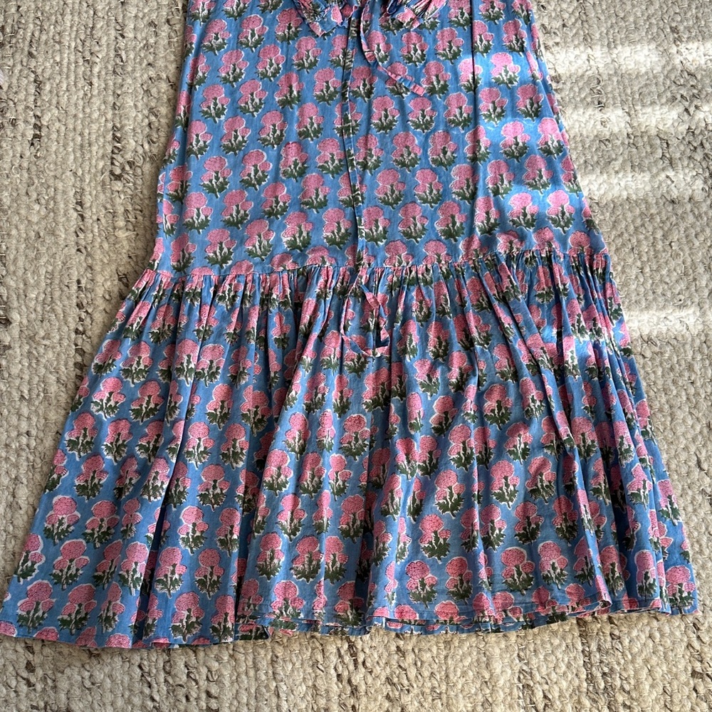 Emerson Fry Blue and Pink Floral Long Sleeve Dress - Picture 4 of 5
